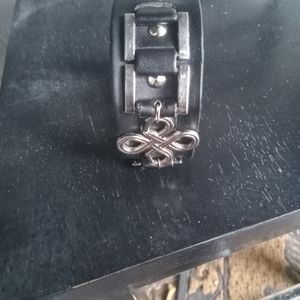 Its a leather bracelet